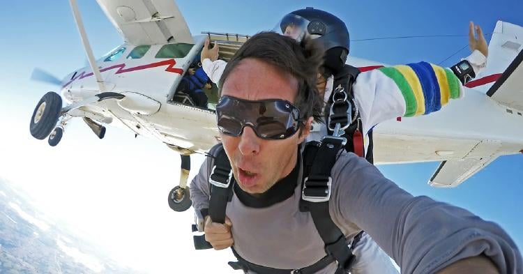 tirarse en paracaídas tirarse en paracaídas