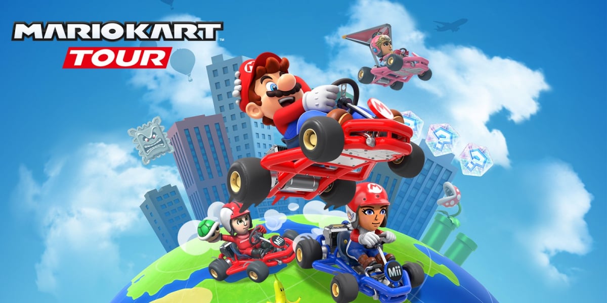 como jugar Mario kart tour en teléfono 