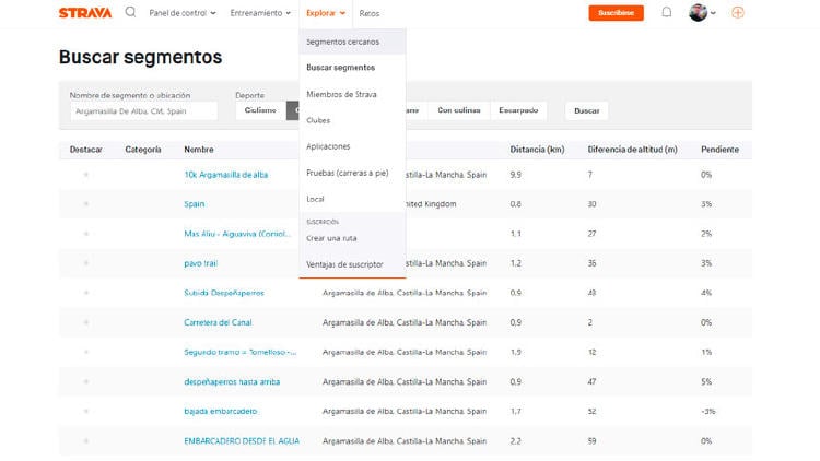 segmentos strava segmentos strava
