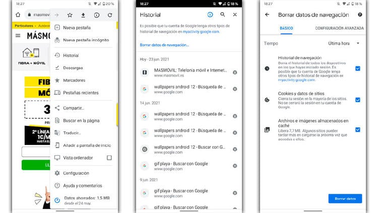 borrar historial google chrome borrar historial google chrome