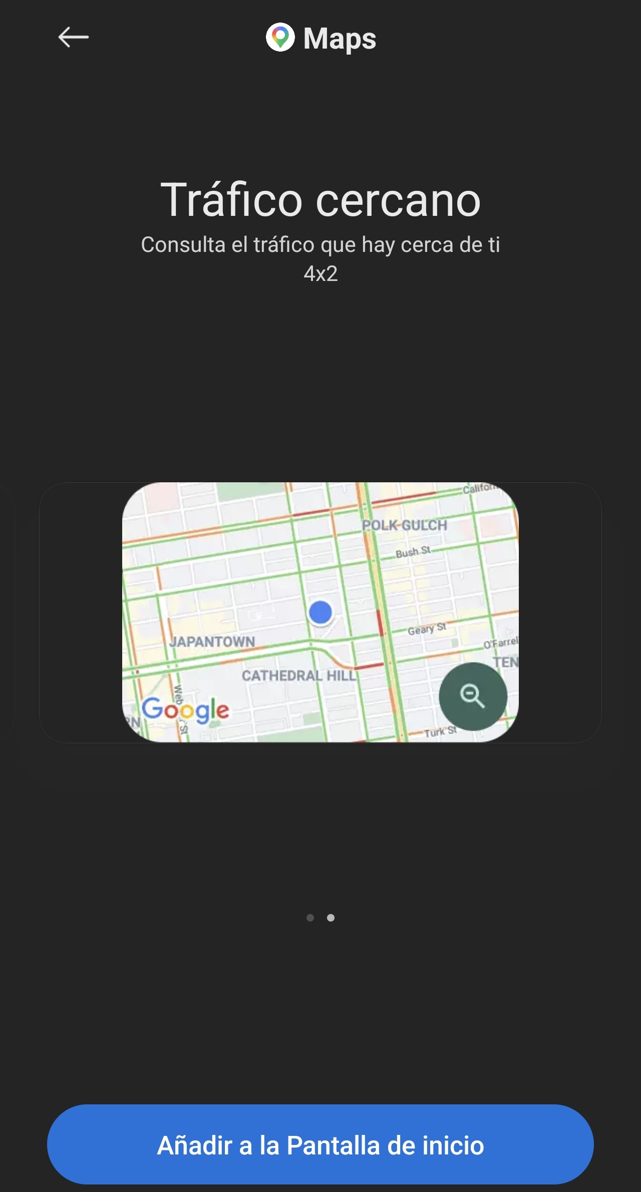 google maps widget