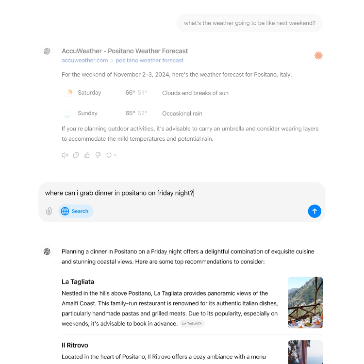 chatGPT search chatGPT search