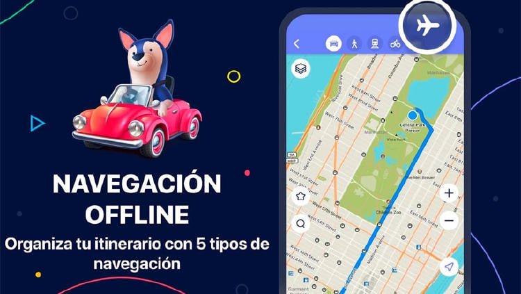 maps offline caravana