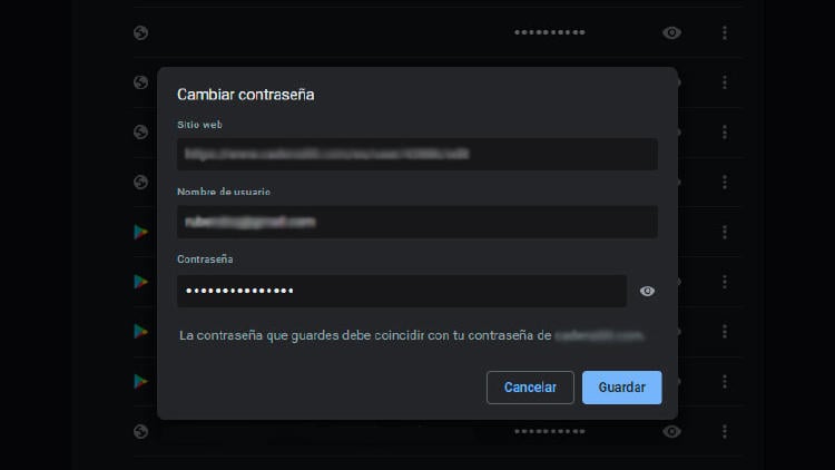 editar contraseña chrome editar contraseña chrome