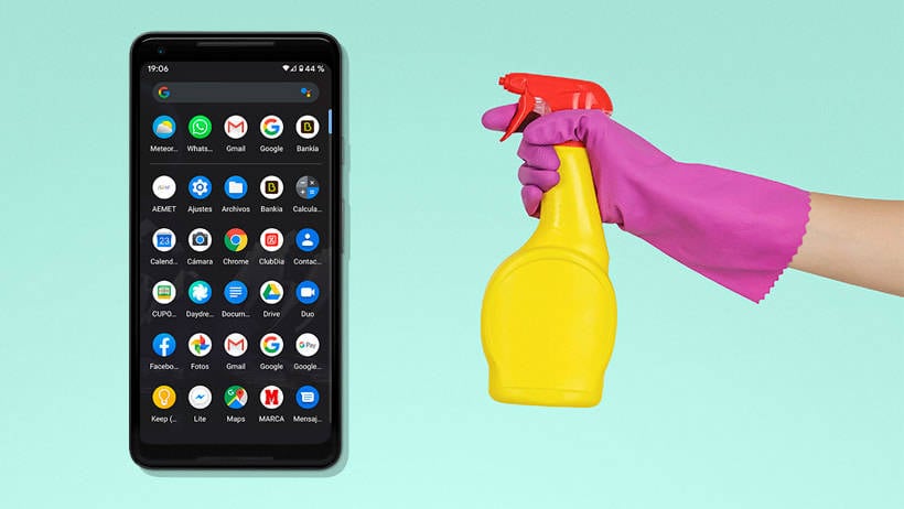 Borrar y eliminar apps ya instaladas de serie en el movil