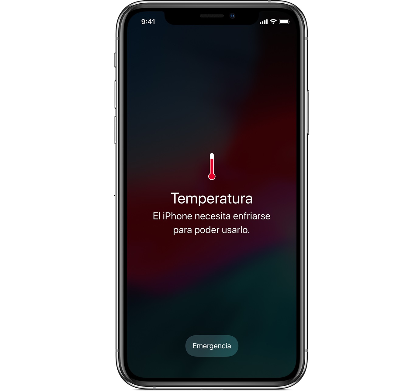 iphone temperatura