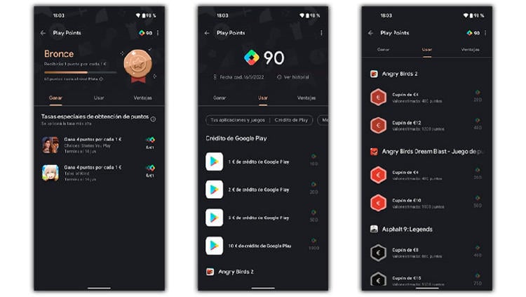 usar google play points usar google play points