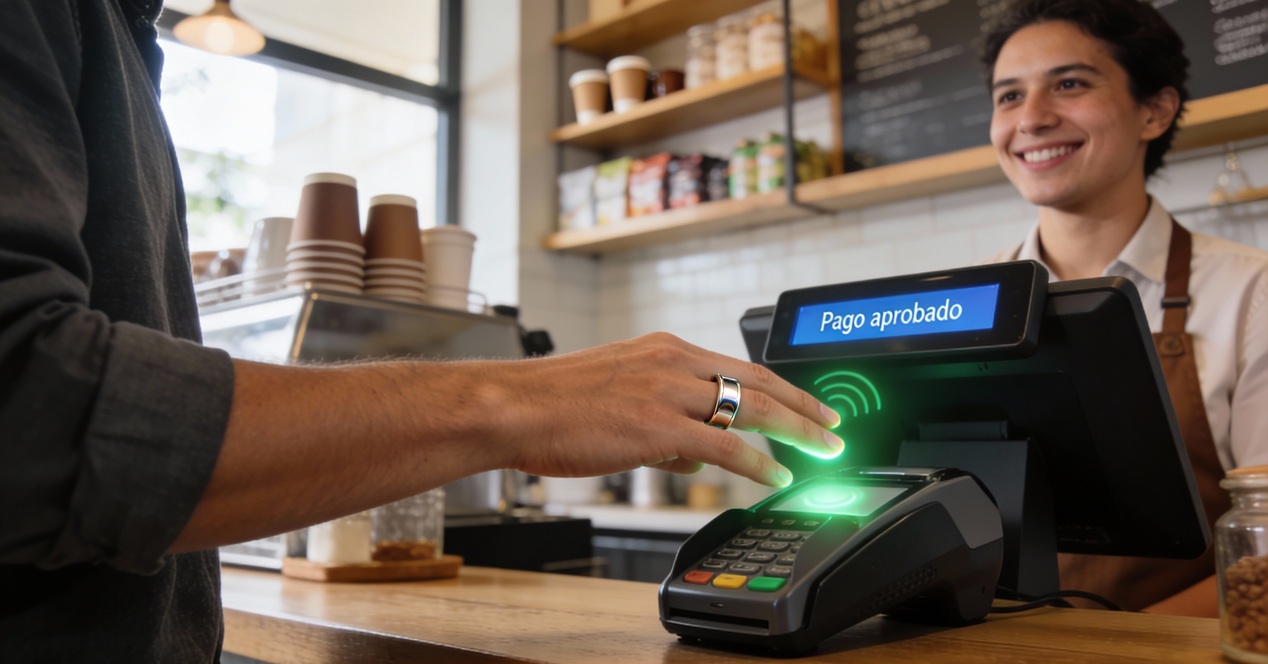 pagando con un anillo inteligente