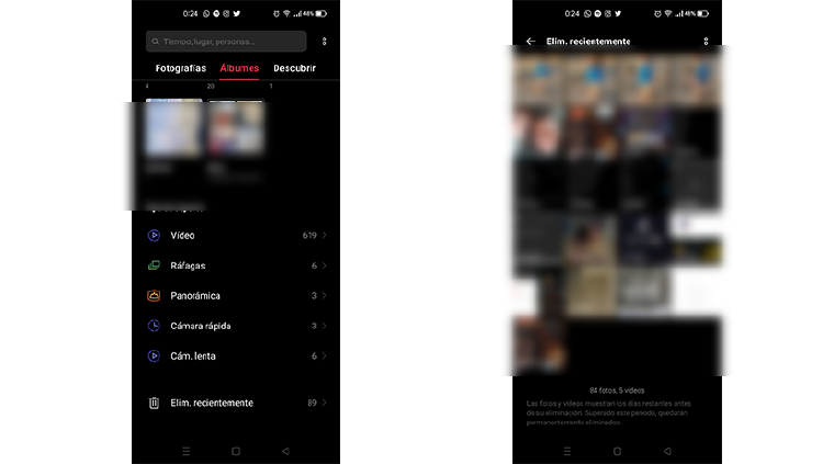 papelera fotos android papelera fotos android
