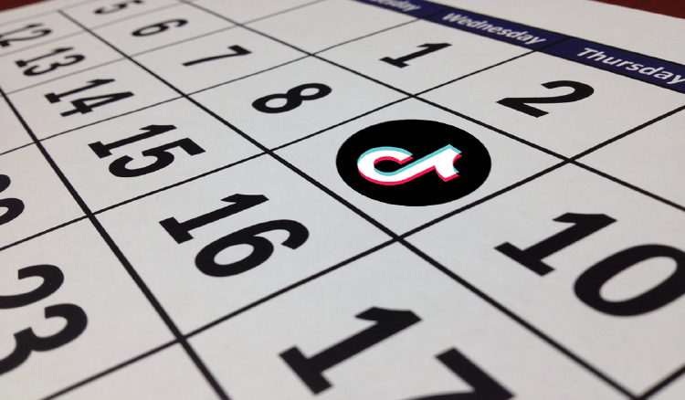 calendario tiktok calendario tiktok