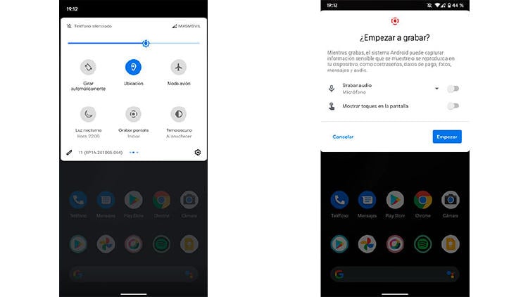 grabar pantalla Android 11 grabar pantalla Android 11