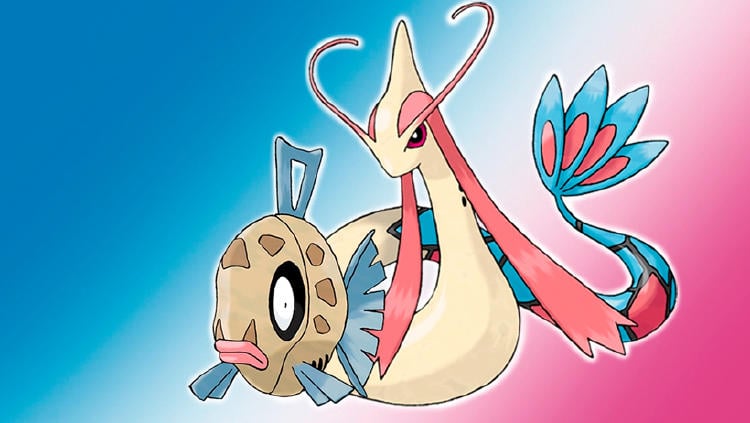 Feebas y Milotic Feebas y Milotic