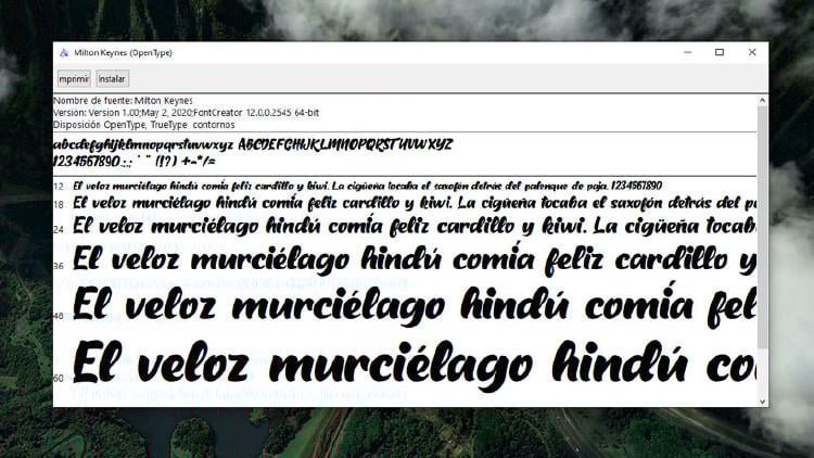 instalar tipografía windows instalar tipografía windows
