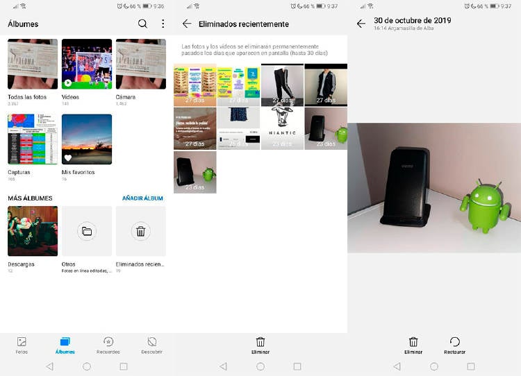 Recuperar fotos borradas Recuperar fotos borradas del móvil