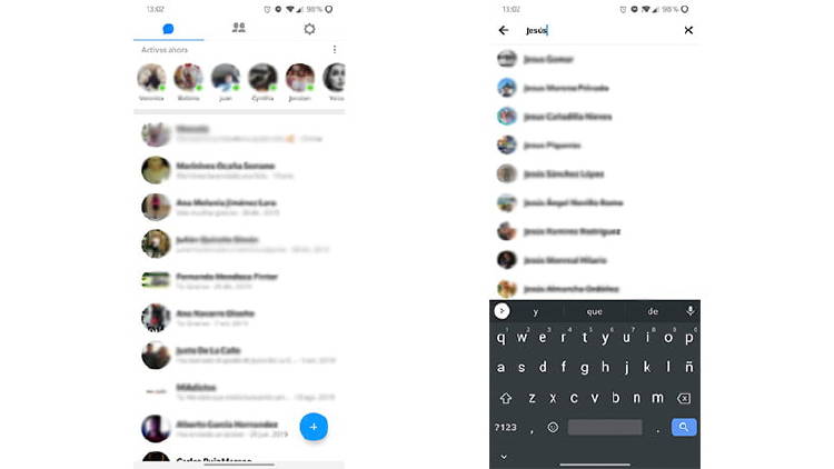 Mensaje privado Facebook Messenger