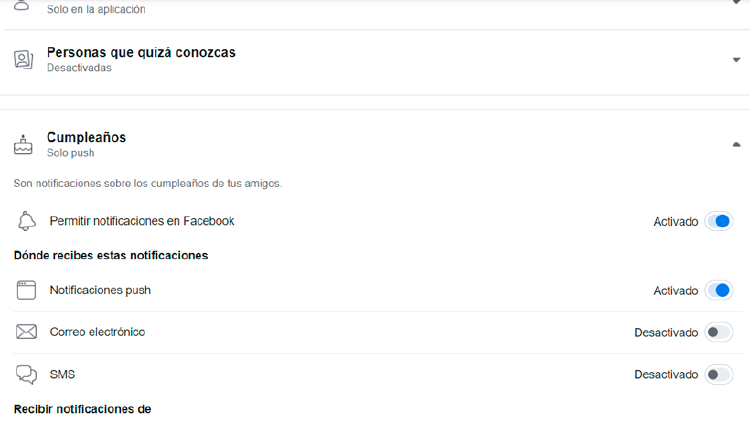 notificación cumpleaños facebook notificación cumpleaños facebook