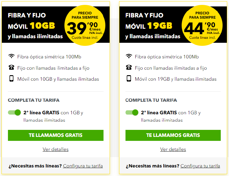 tarifas convergentes tarifas convergentes