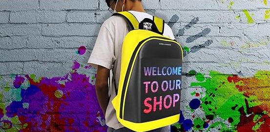 mochila LED