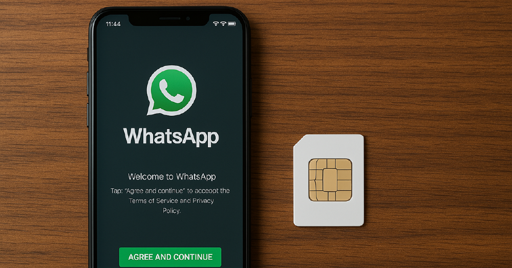 whatsapp sim