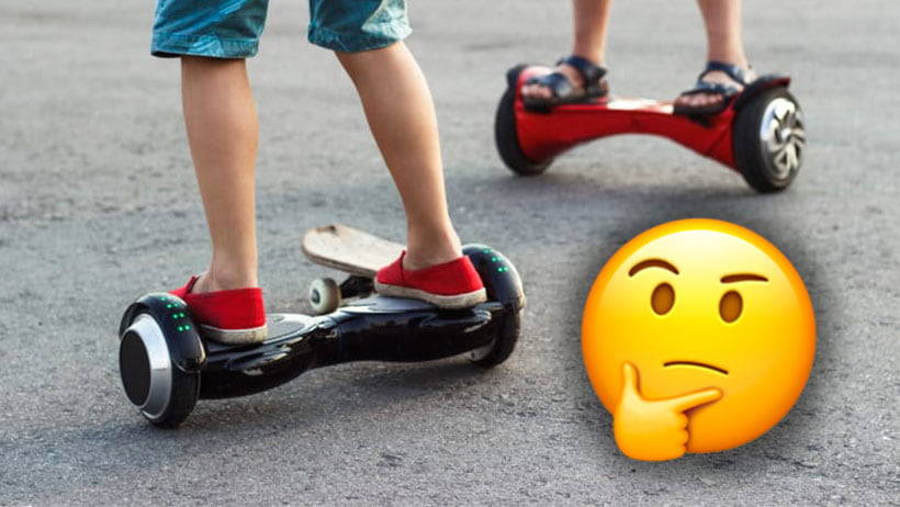 hoverboard pequeños y grandes