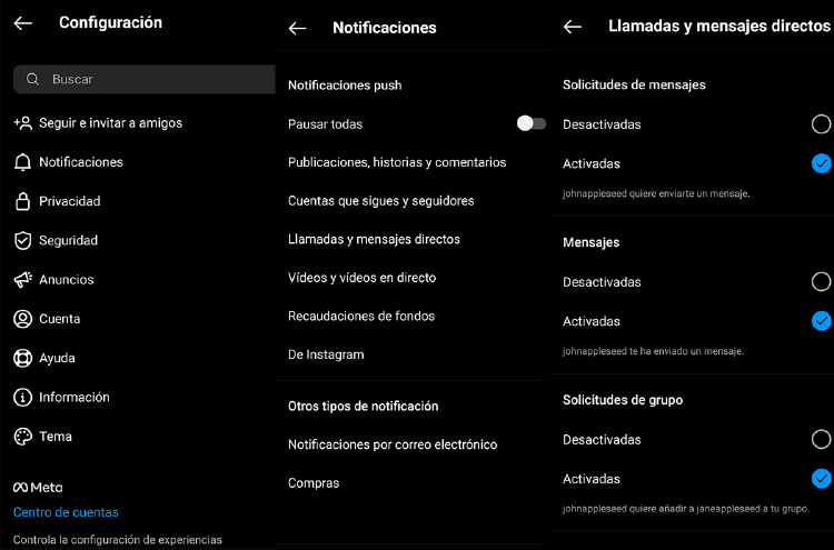 instagram mensajes instagram mensajes
