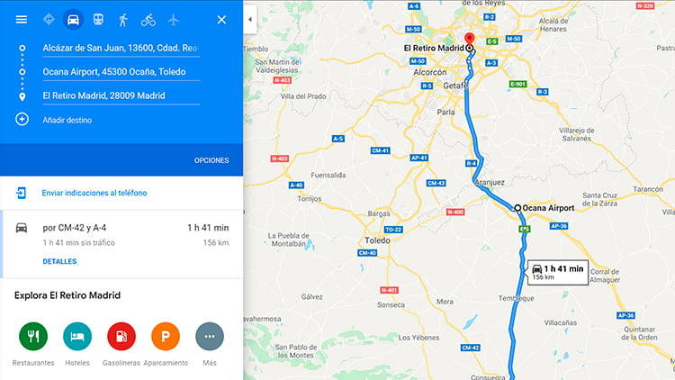 ruta google maps ruta google maps