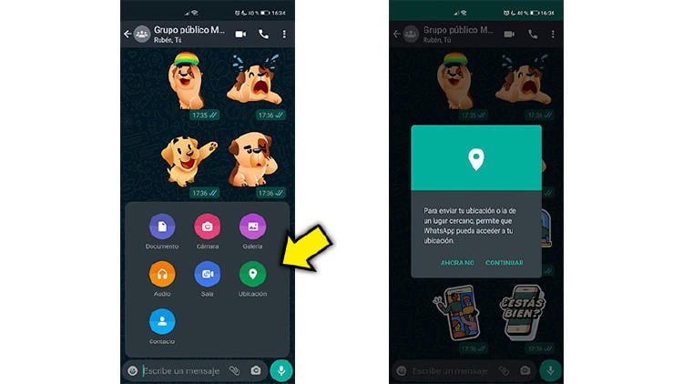 ubicación whatsapp