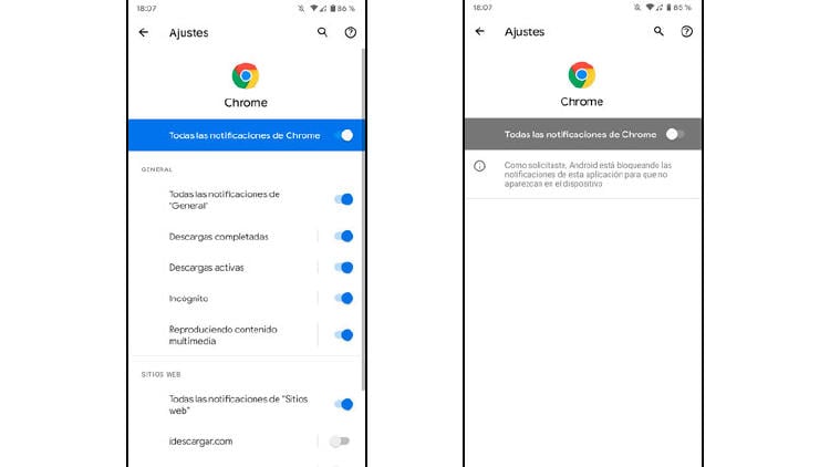 notificaciones aplicaciones android