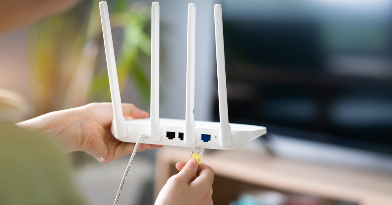 router desenchufar