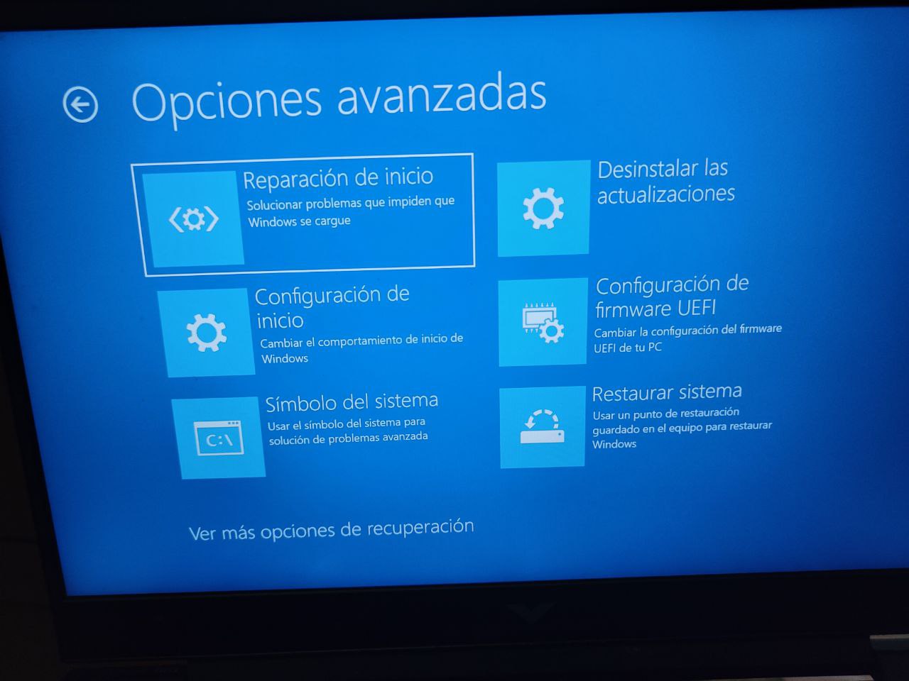 arranque windows 11 pasos